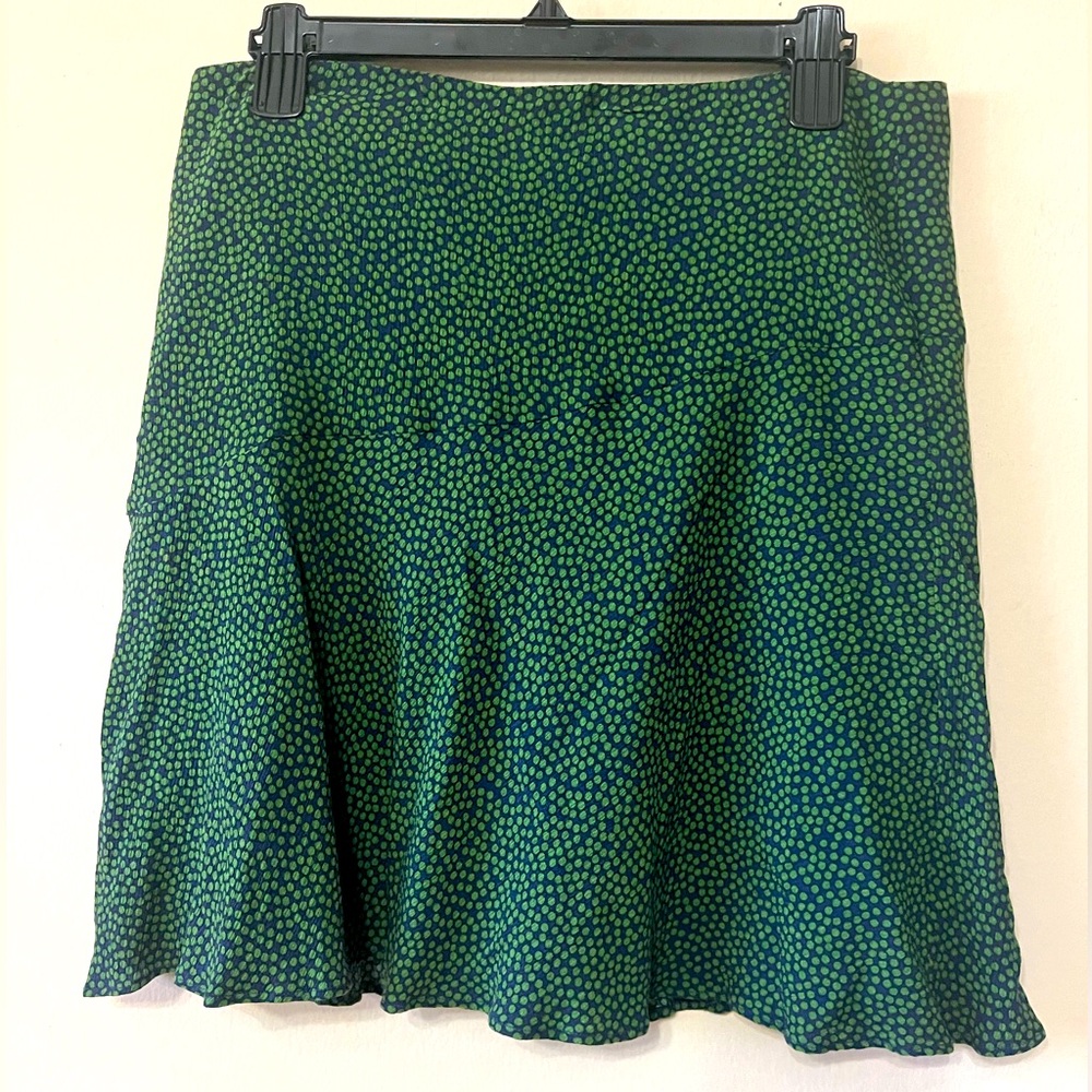 Boden Blue and Green Skirt Size 8